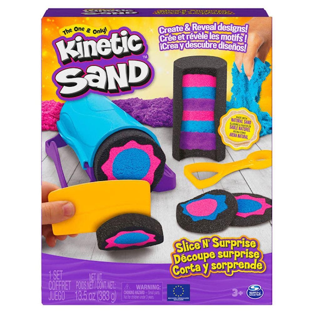 Areia De Modelar Kinetic Sand Fatia Surpresa Sunny