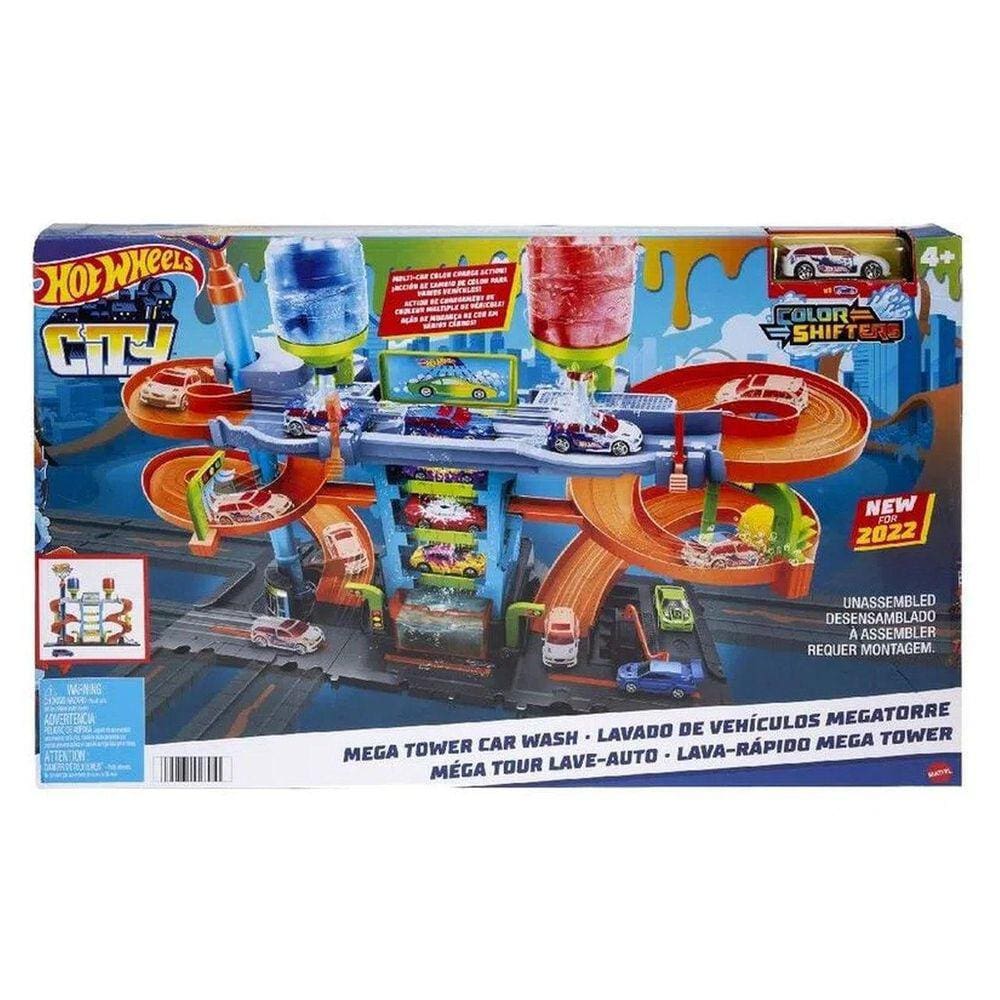 Pista Hot Wheels Ataque na Cidade Tubarão Playset Mattel HDP06