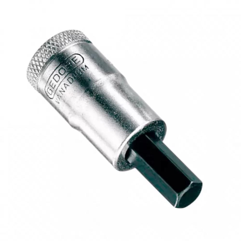 Chave Soquete Hexagonal Curta 08 MM com Enc. de 1/2&quot; - Gedore 016040
