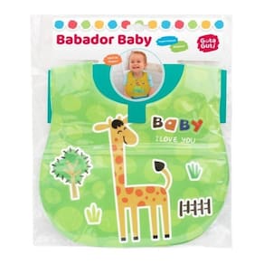 Babador Baby Para Bebê Girafa Guta Guti Dm Toys