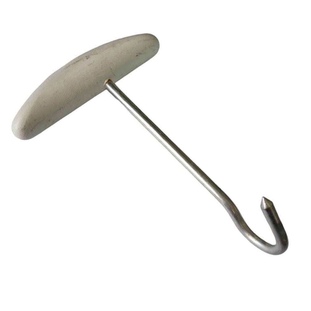 Gancho Para Desossa Estanhado 15Cm Mão Esquerda Gancho Para Inspeção