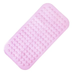 Tapete Antiderrapante para Banheiro Rosa - Quanhe