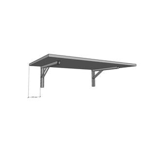 Mesa Dobrável Suporte Trava De Segurança 80 X 40 X 1,5 Cm