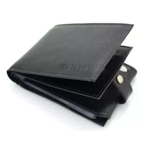 Carteira Masculina Couro Fasolo Com Porta Cheques H015-033
