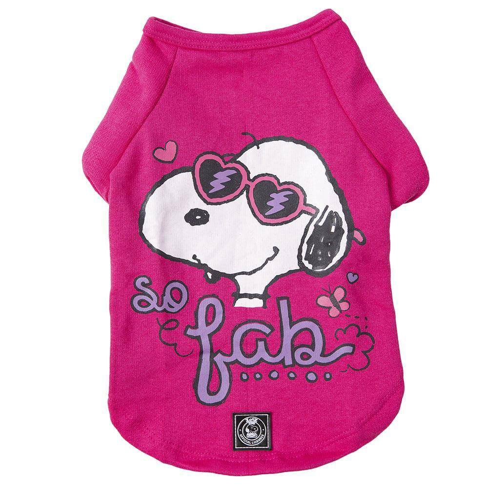 T-Shirt Donna Peanuts Snoopy So Fab – Maglietta Con Manica Corta – Abbigliamento Ufficiale Peanuts