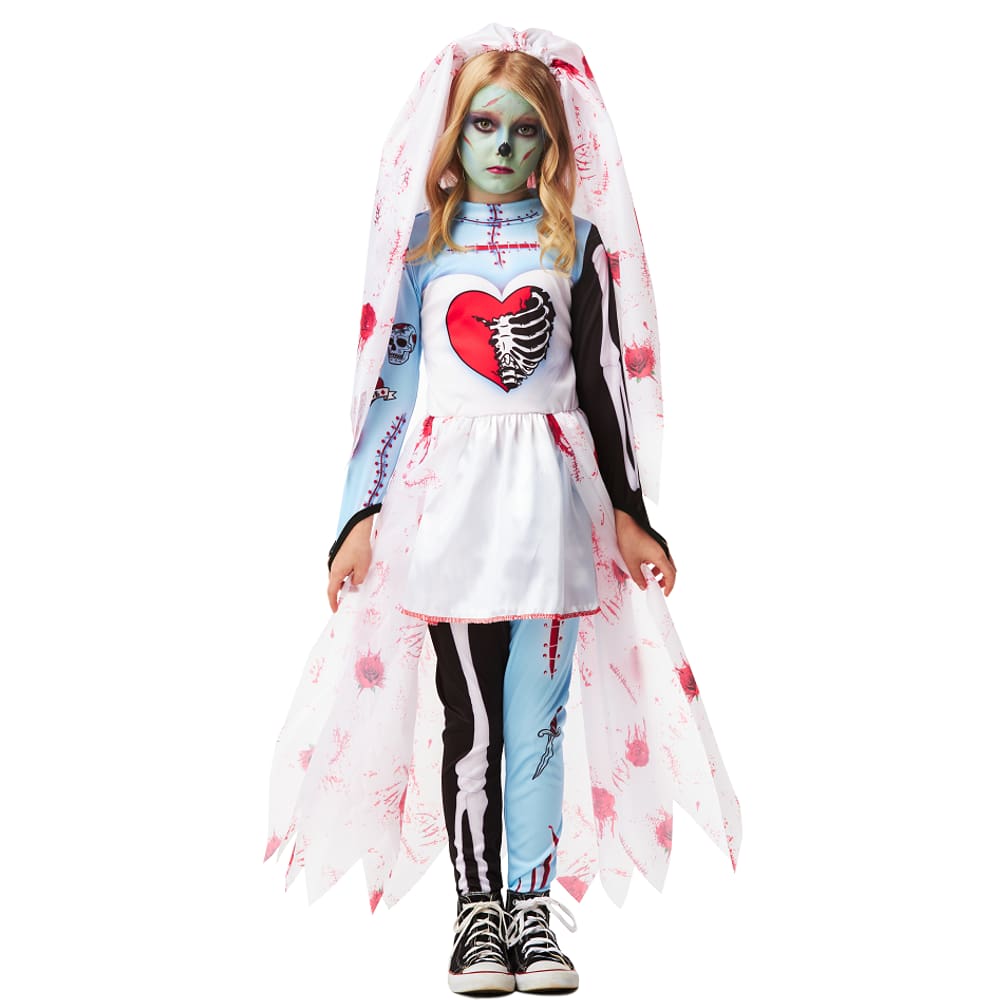 Vestido Fantasia Infantil Freira Halloween - Emfantasy