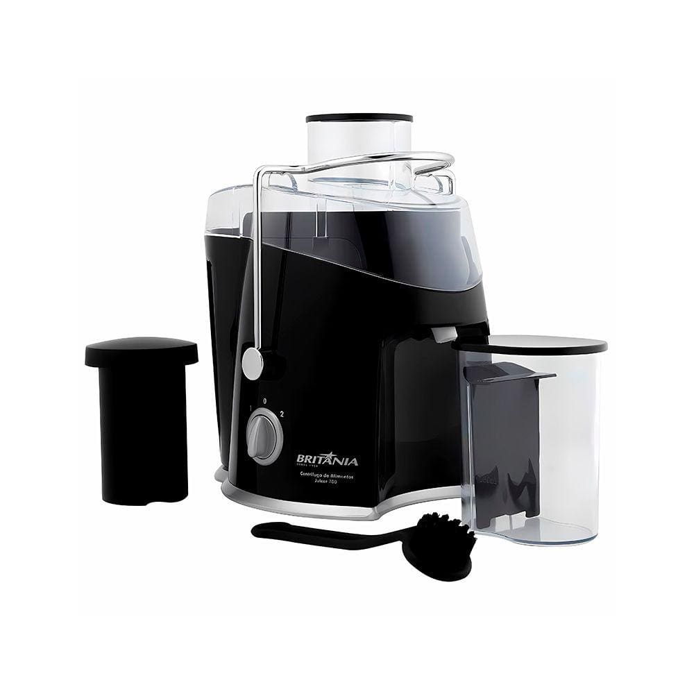 Centrífuga de Alimentos Britânia Juicer 700 400W Preta