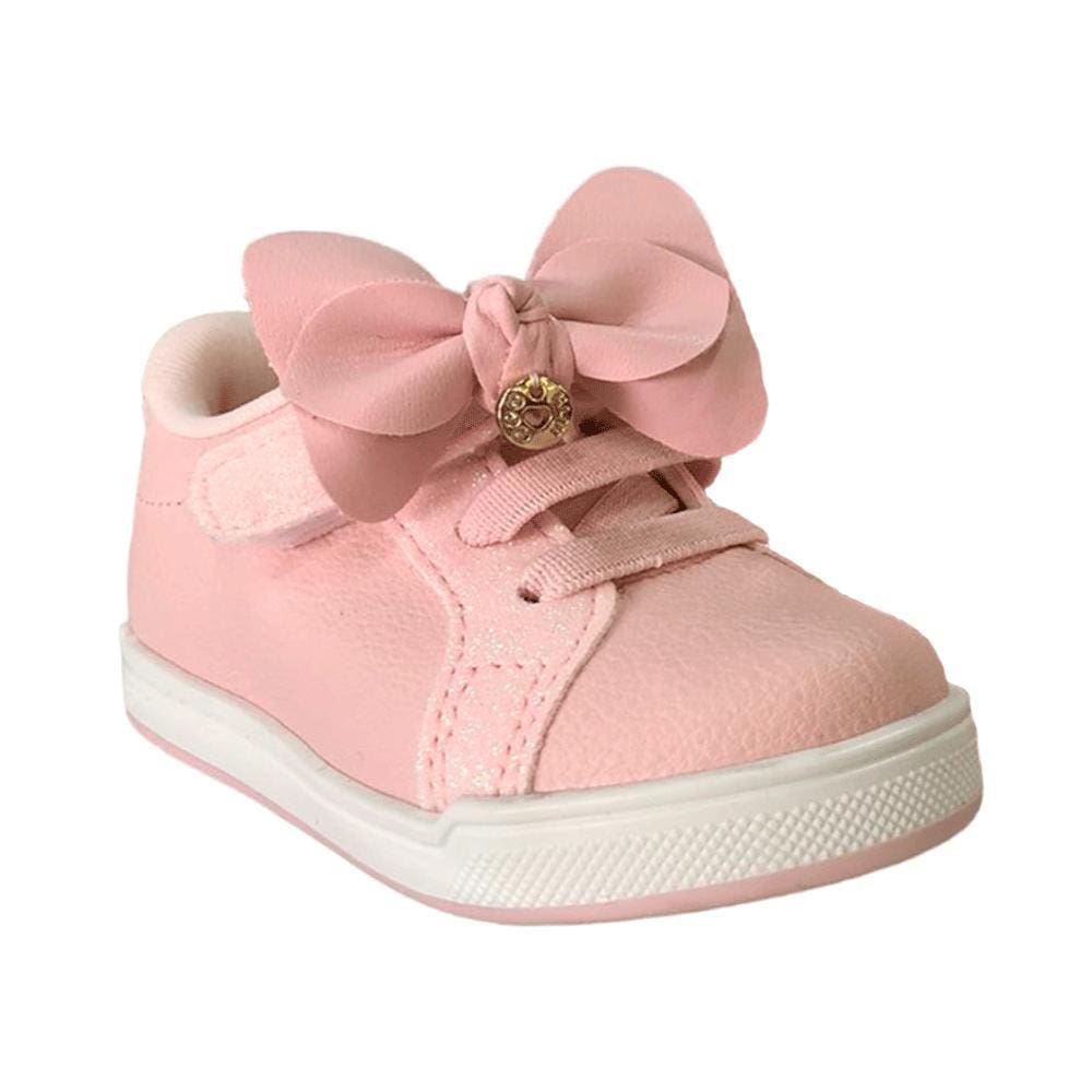 Tênis Infantil Feminino Moon Baby Klin Ref:218083 17/22