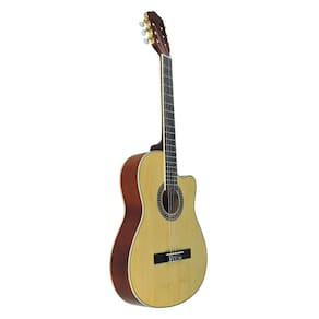 Violão Deviser Profissional Nylon Acústico Cutway modelo L-330 NT - Tampo Spruce com Capa Bag