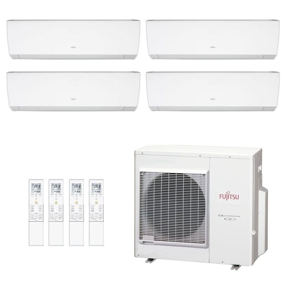 Ar-Condicionado Multi Split Inverter Fujitsu 35.000 (4x Evap HW 9.000) Quente/Frio 220V