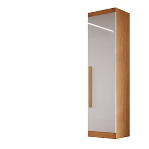 Modulado MDF 1 Porta puxar 46cm MDF 4 prateleiras - Creative-Nature/Off - Bianchi Móveis