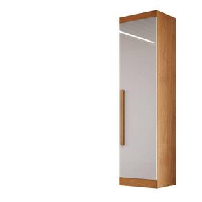 Modulado 1 porta puxar 2 prateleiras 42cm  - Luna-Nature-Off - Bianchi Móveis