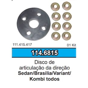 Disco de Articulacao da Direcao Fusca Brasilia Kombi 1146815