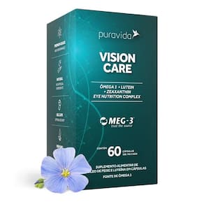 Vision Care 60 Cápsulas Luteína Zeaxantina 500mg Puravida