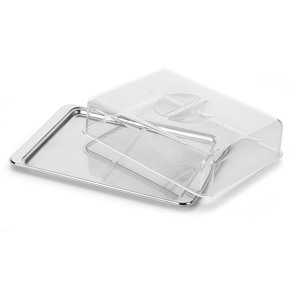 Porta frios inox com divisória e tampa acrílico pop - Forma