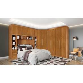 Modulado casal 12 gavetas 3,58x3,05m Portas puxar - Creative-Nature - Bianchi Móveis