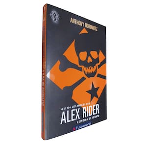 Livro Físico Alex Rider Contra o Tempo Volume 3 A Ilha do Esqueleto Anthony Horowitz