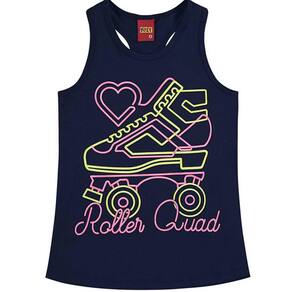 Regata Infantil Roller Quad Meia Malha Feminina Kyly Ref: 110.906 4/8