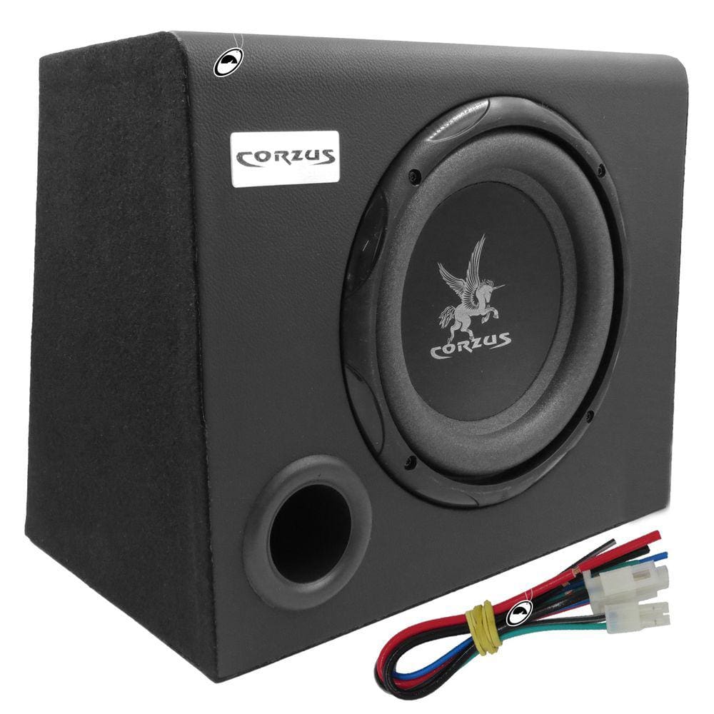 Caixa Amplificada Automotiva Universal CXS 200 Sub 8`` Polegadas 200W RMS
