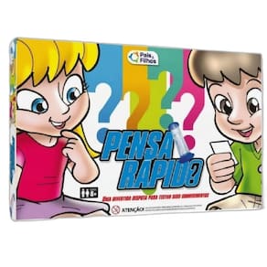Brinquedo Infantil Jogo Pensa Rápido Super Jogos P&F
