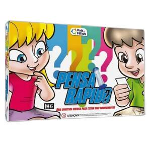Brinquedo Infantil Jogo Pensa Rápido Super Jogos P&F