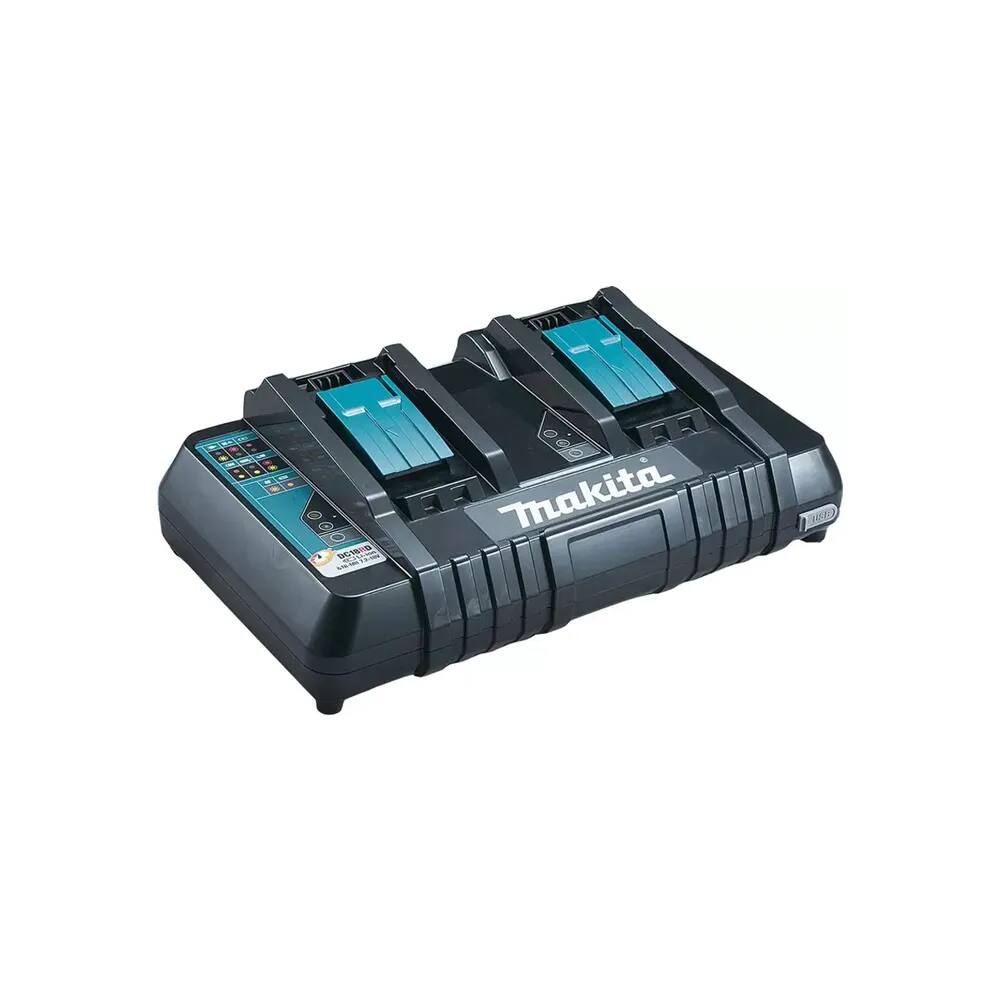 Carregador Bateria Duplo Rápido 18V DC18RD Makita 110V