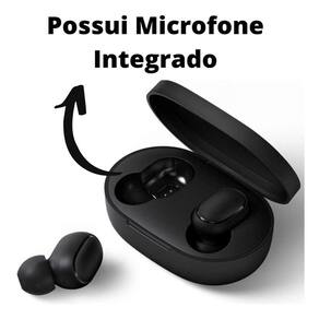 Fone Bluetooth Sem Fio Preto Caixinha Para Samsung S8 Plus