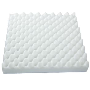 Almofada Caixa Casca De Ovo D23 Quadrada Espuma 44X44X7Cm
