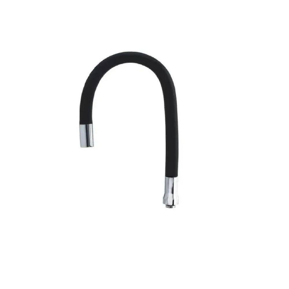 Tubo Gourmet Preto Reposição Torneira De Cozinha Parede/Mesa