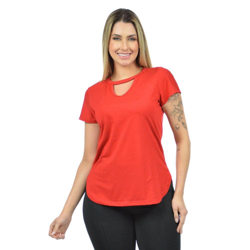 Blusa chocker lisa fenomenal(sem elasticidade)