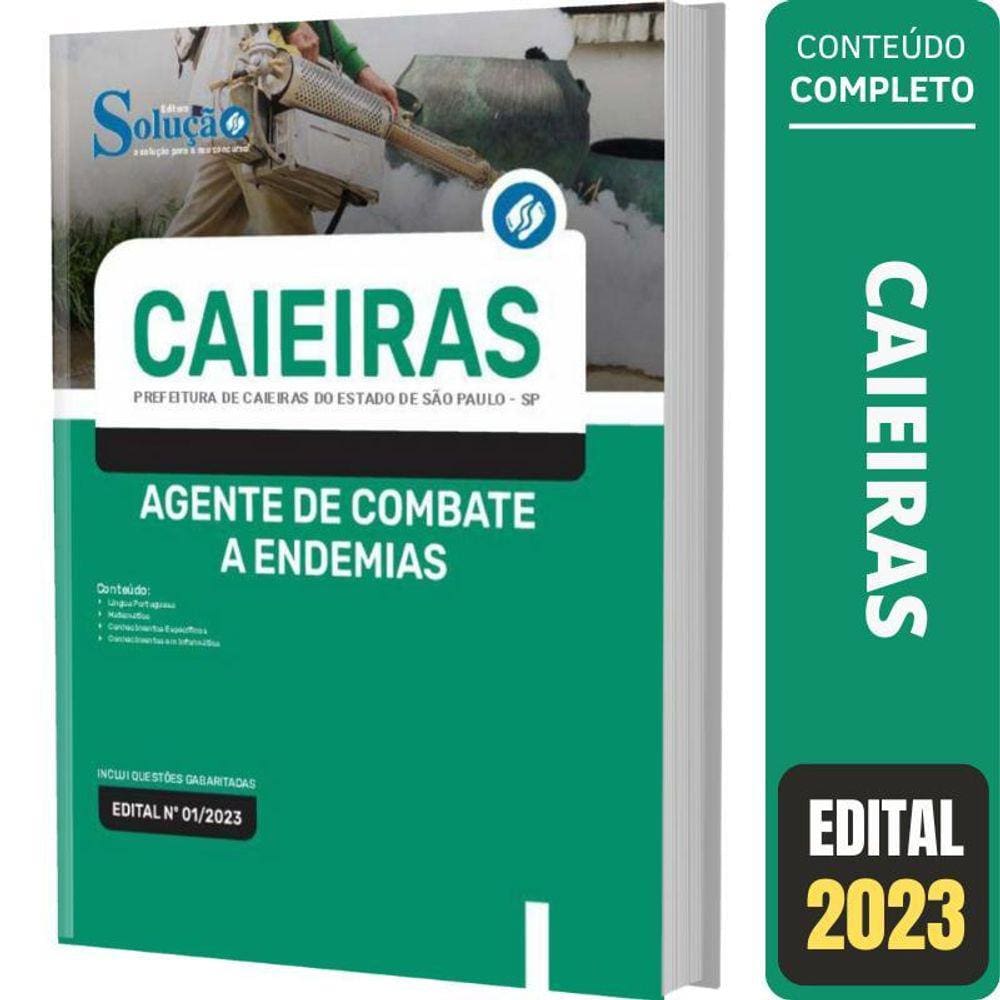 Apostila Caieiras Sp - Agente De Combate A Endemias