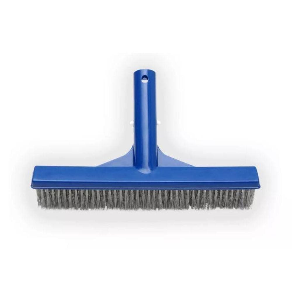 Escova Com Cerdas De Aço Inox Limpeza Piscinas 25 Cm Netuno