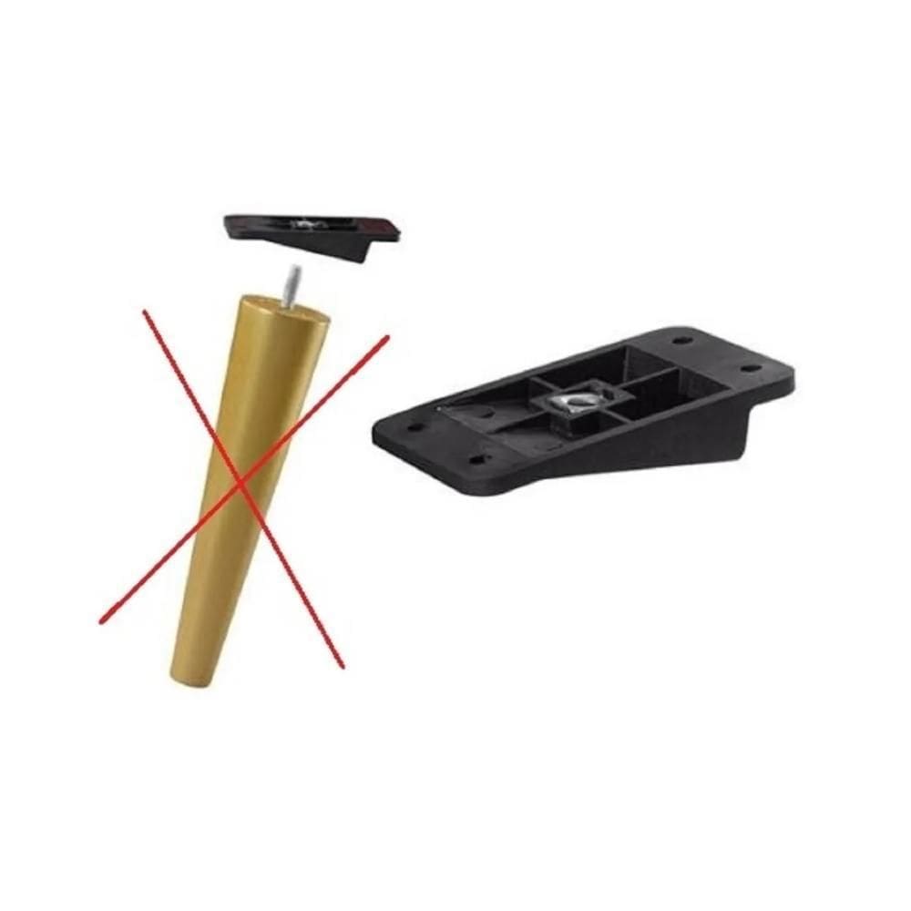 Suporte Angular Para Pé Madeira Retrô Móveis E Decoração