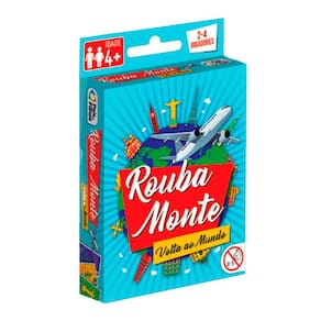 Jogo Rouba Monte Volta Ao Mundo 56 Cartas - Pais E Filhos