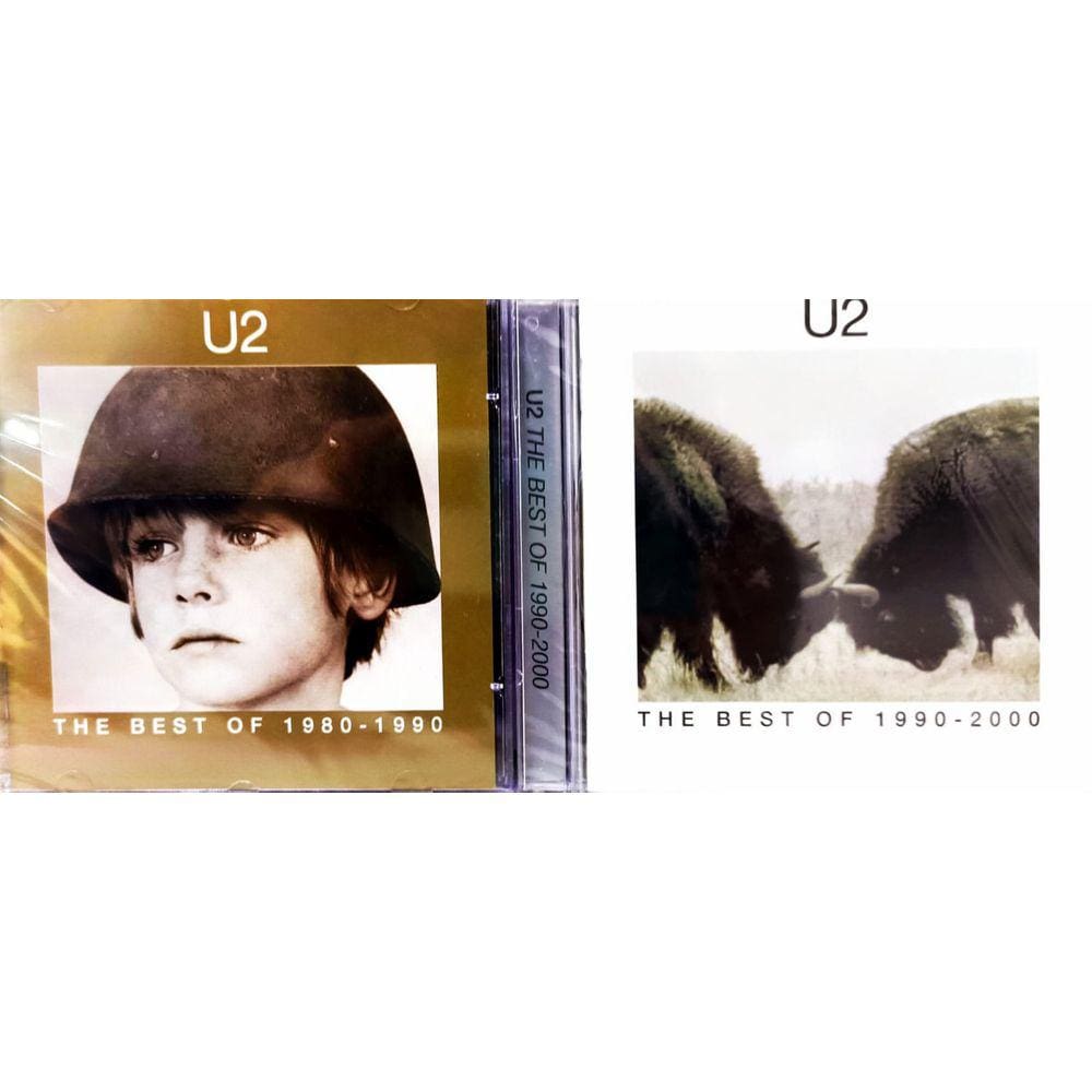 Cd U2 - The Best Of 1980-1990 E 1990-2000 - 2 CDS