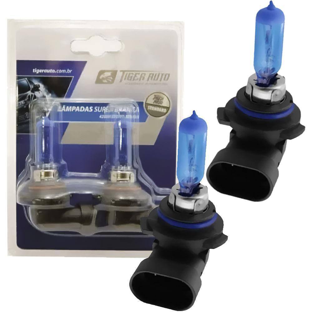 Par Lâmpadas Tiger Auto Super Branca 50W 12V HB4 4200K
