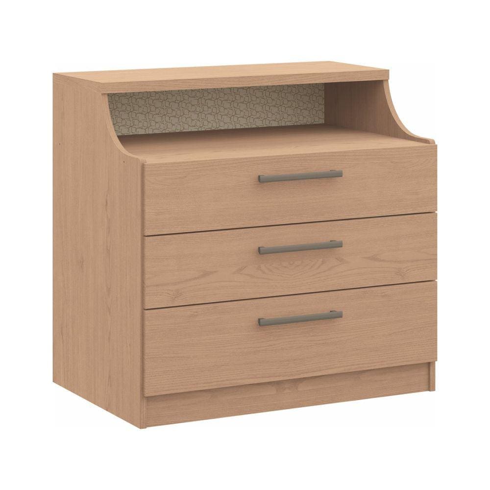 Módulo Bancada 3 Gavetas Elegance Móveis Castro Angelin