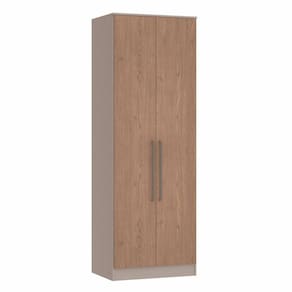 Guarda Roupa Modulado 2 Portas Requinte Móveis Castro Duna Line/Macadâmia