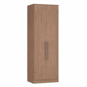Guarda Roupa Modulado 2 Portas 2 Gavetas 4 Prateleiras Requinte Móveis Castro Macadâmia