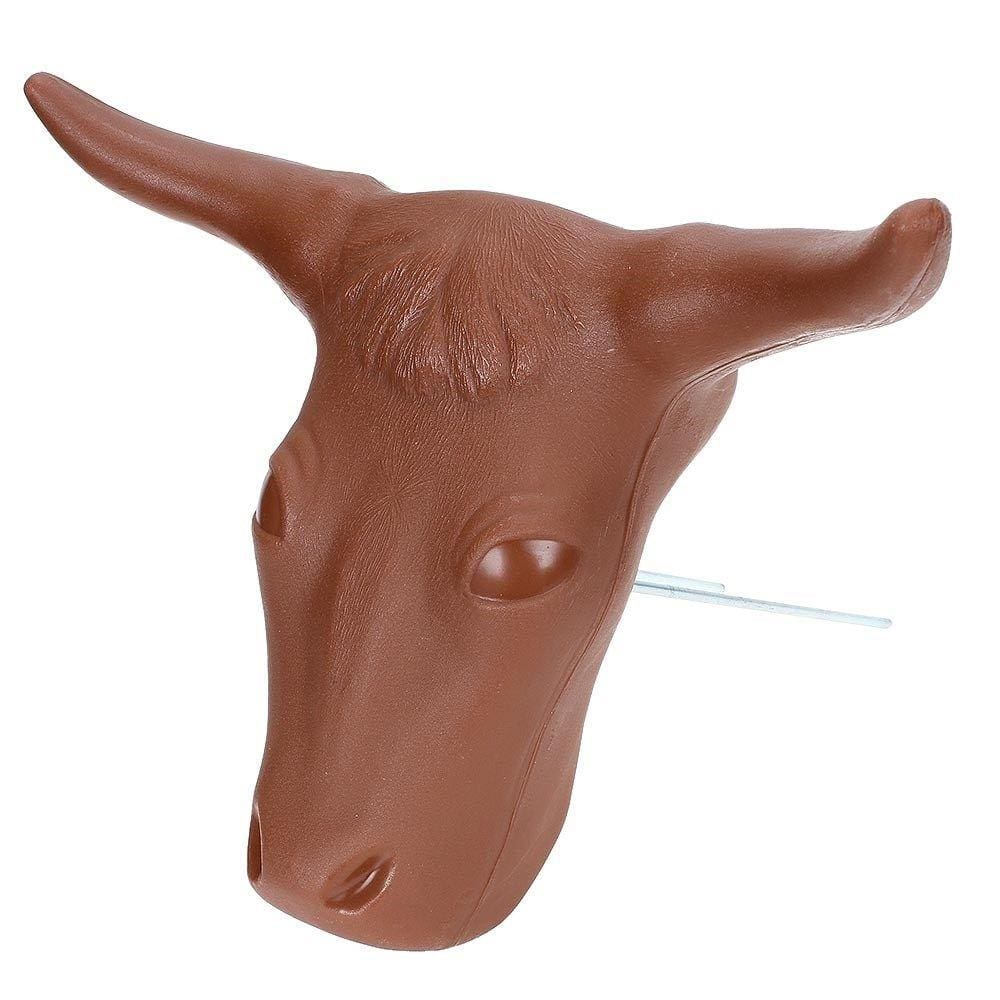 Cabeça de Boi Marrom para Prática de Laço em Dupla- Top Equine 17898