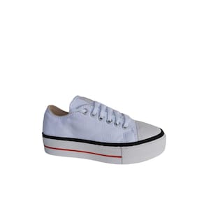 Tênis Feminino Miatto Solado Alto Branco 725