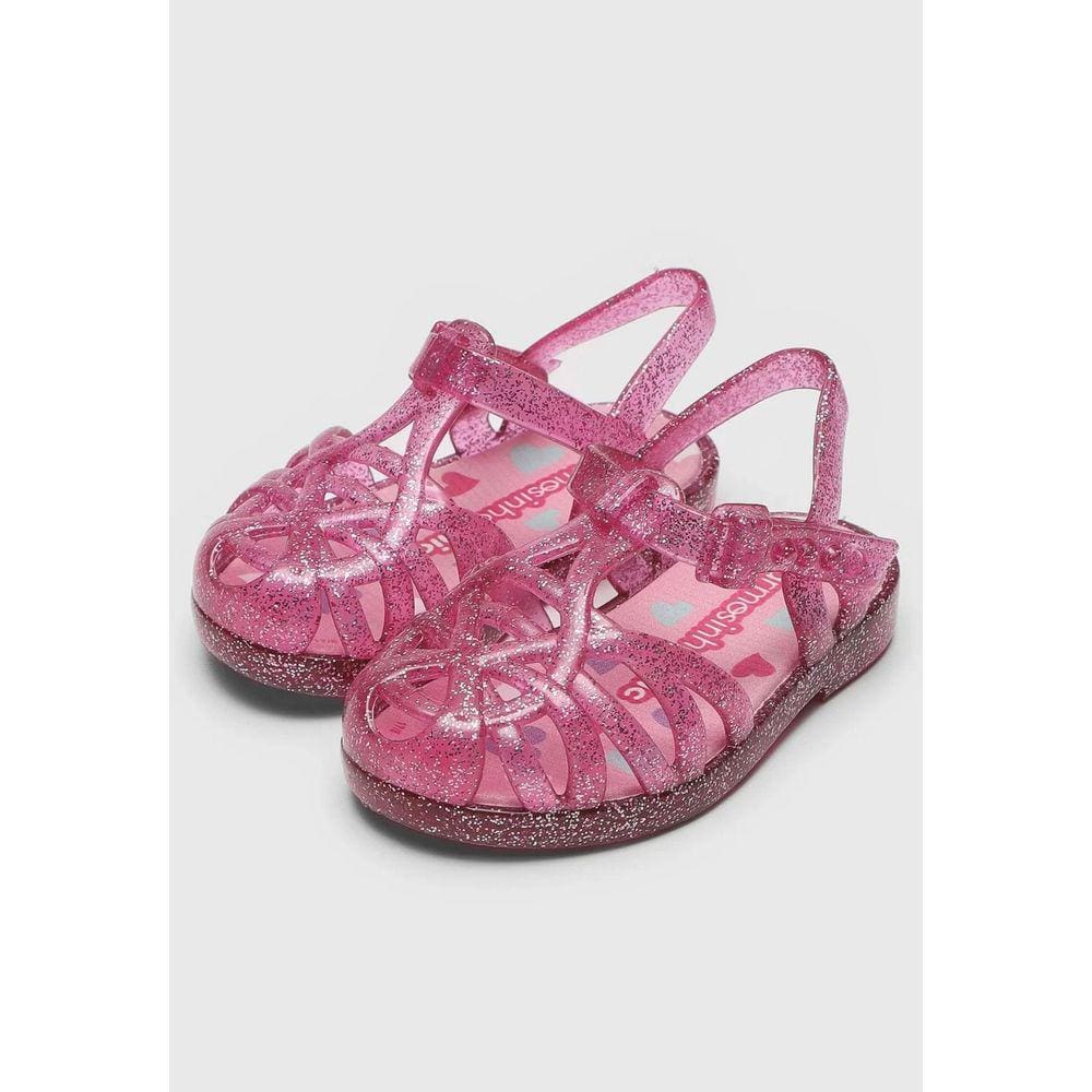 Sandália Trançada Bebê Charmosinha Chic Infantil Menina Gliter Lisa