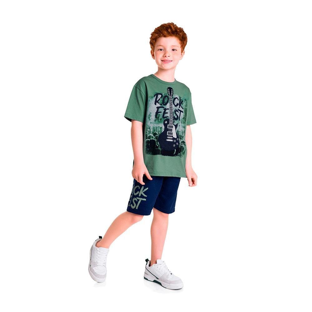 Conjunto Infantil Masculino Estampado Kyly Ref:112204 10/18
