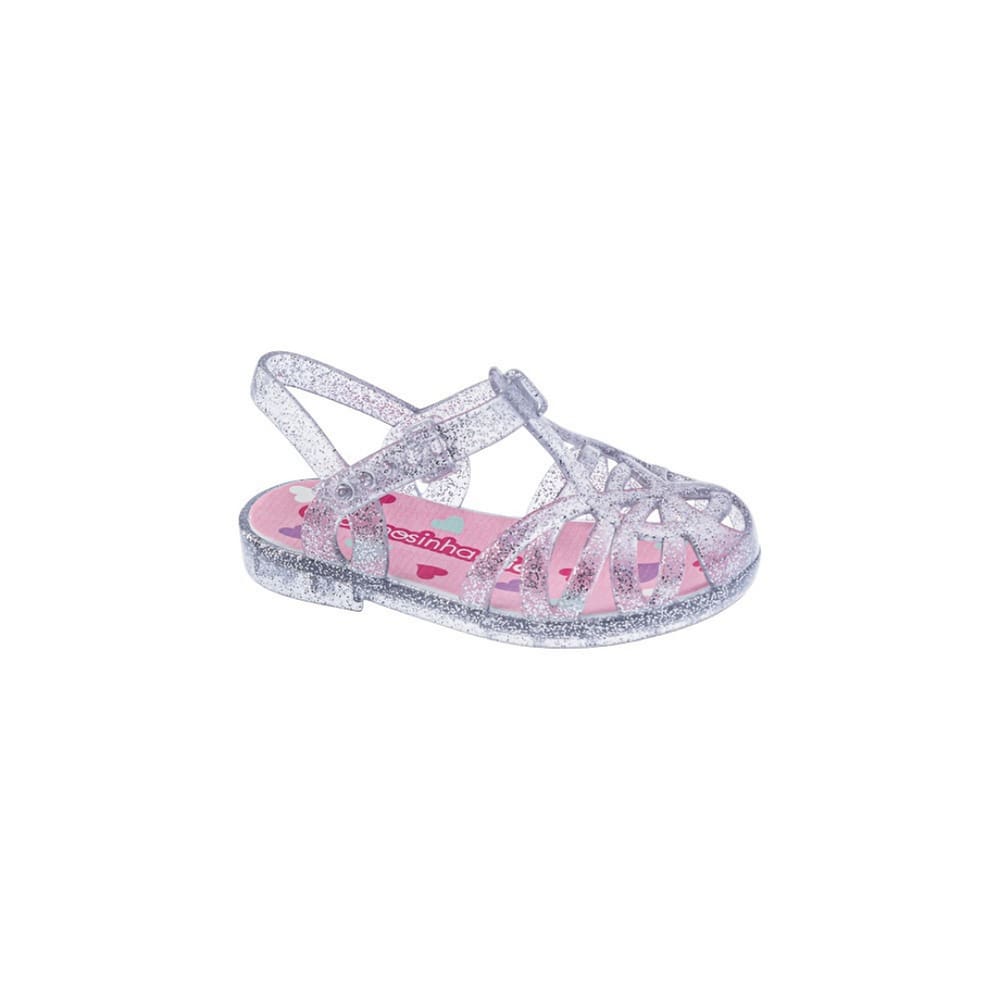 Sandália Trançada Bebê Charmosinha Chic Infantil Menina Gliter Lisa