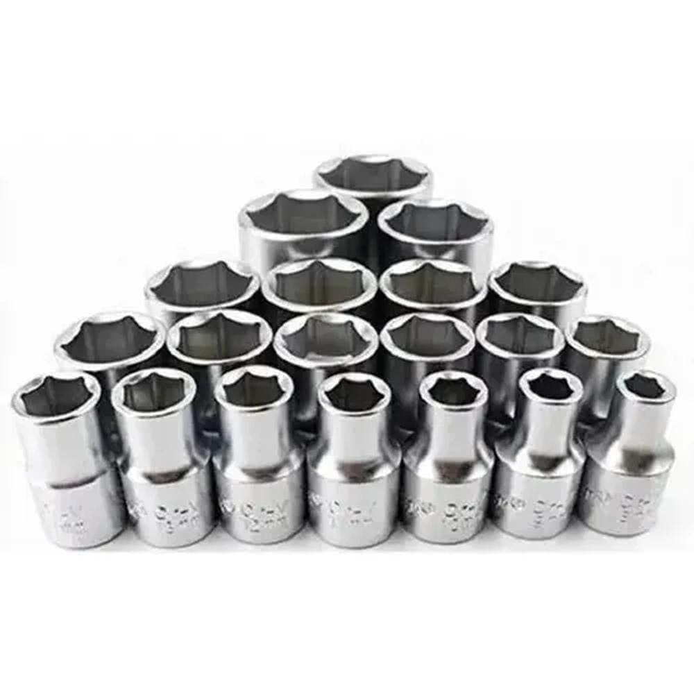 Jogo De Ferramentas Soquete 40Pcs Com  E Garantia