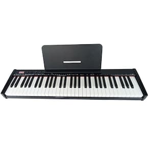Piano Eletrônico 61 Teclas Arranjador Konix - PH61-S MIDI e Bateria Recarregável