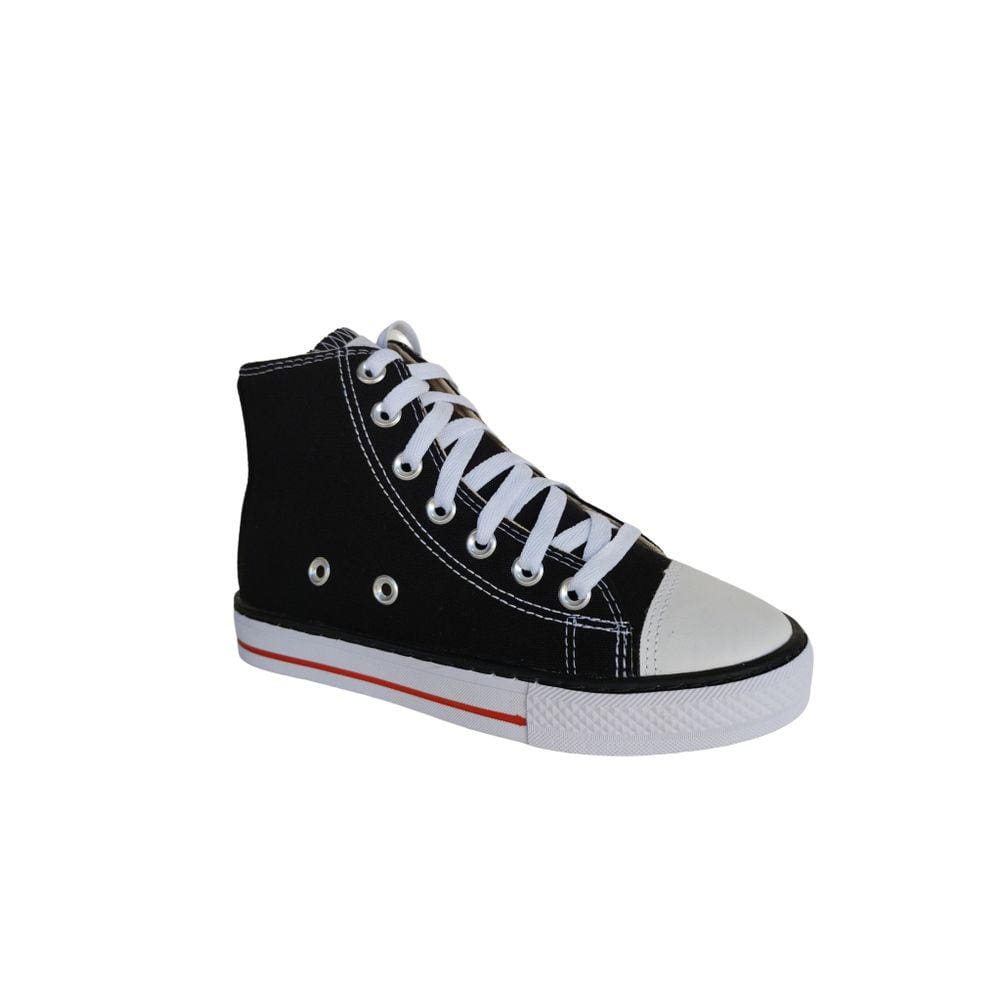 Tênis Feminino Miatto Cano Alto Preto 622