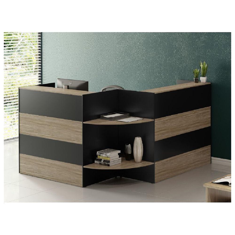 Balcão Recepção 1,50x1,50 Web15 Calvi/Preto