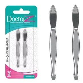 Pinça Para Sobrancelha - Pinca Depilatoria Kit 2 Unidades - Tirar pelos sombrancelha sobra Prime - PANAMI