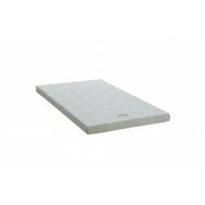 Colchonete Physical Casal Espuma D20 Ortobom 128x188x8cm Branco/Azul